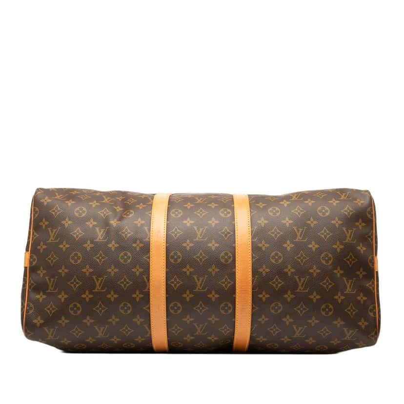 Louis Vuitton Monogram Keepall Bandouliere 55 Brown Good condition - Inside View