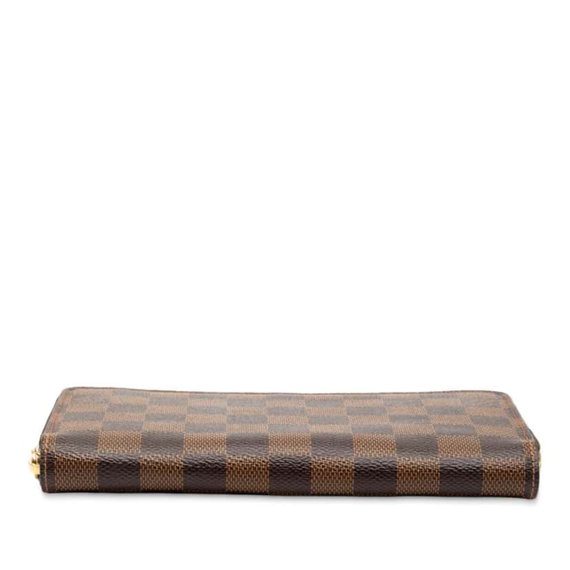 Louis Vuitton Damier Ebene Zippy Long Wallet Brown Good condition - Inside View