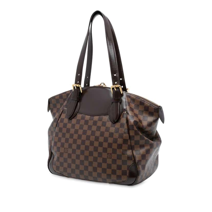 Louis Vuitton Damier Ebene Verona GM Brown Good condition - Back View