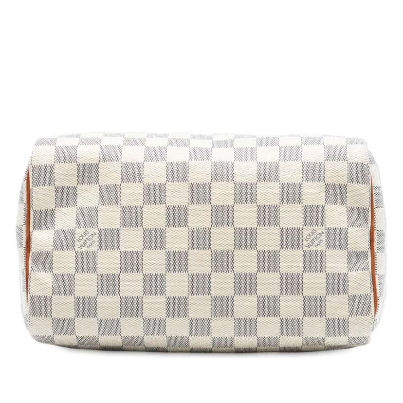 Louis Vuitton Damier Azur Speedy 25 White Good condition - Inside View