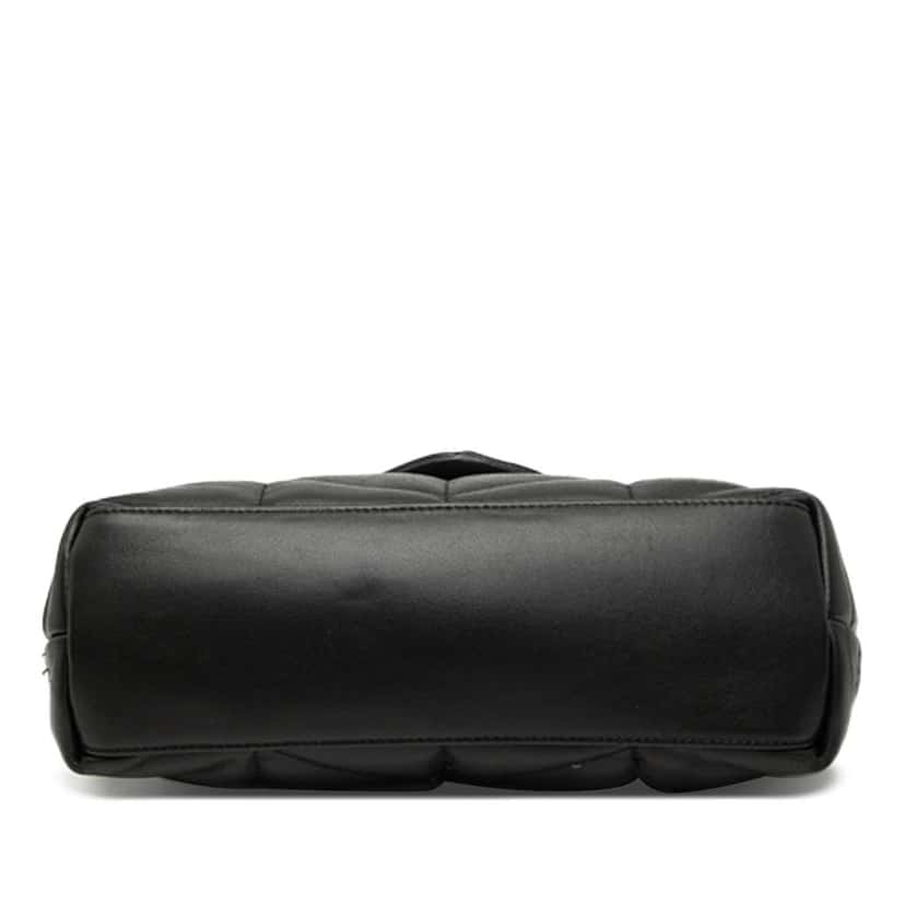Saint Laurent Small Lambskin Loulou Puffer Shoulder Bag Black Leather Good condition - Inside View