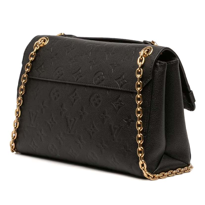 Louis Vuitton Monogram Empreinte Vavin PM Black Leather Good condition - Back View