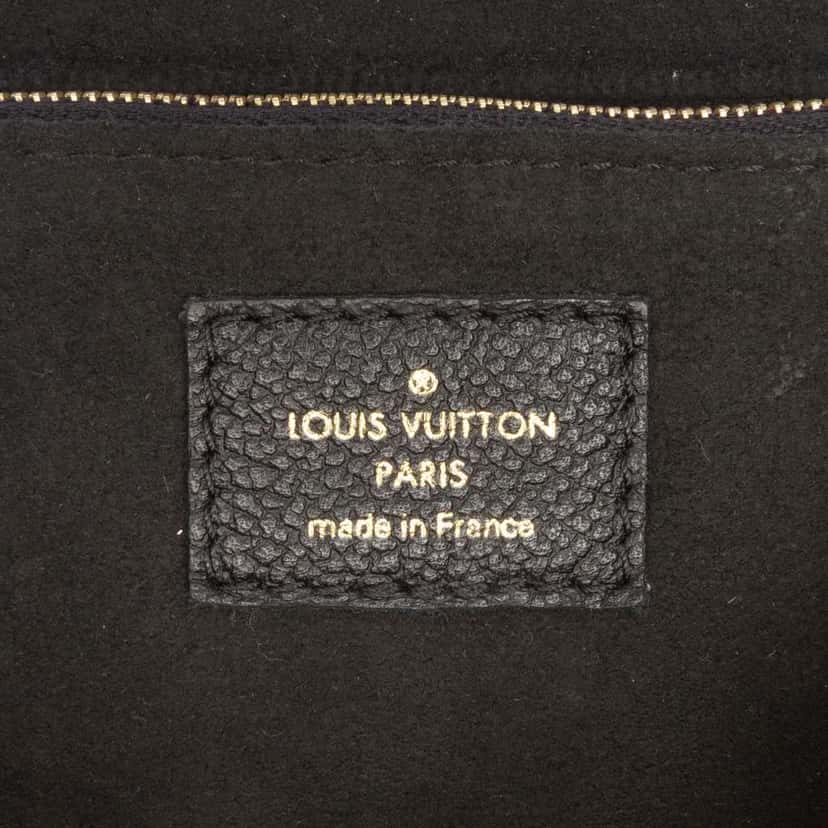 Louis Vuitton Monogram Empreinte Vavin PM Black Leather Good condition - Box View