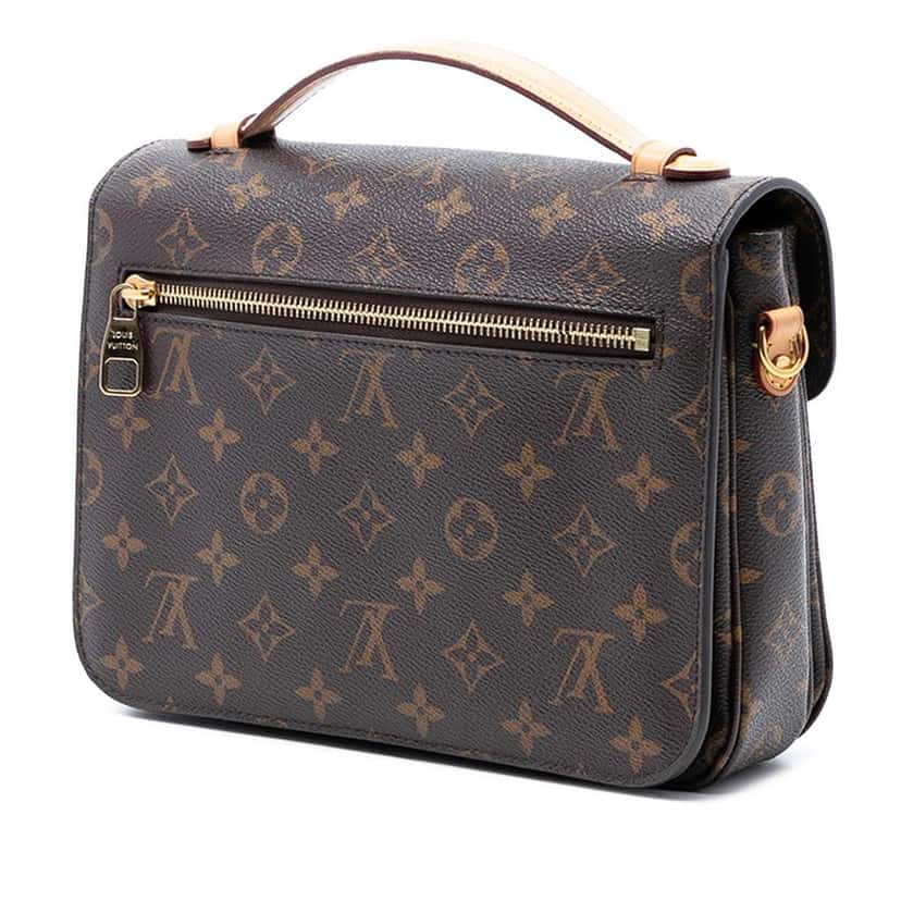 Louis Vuitton Monogram Pochette Metis Brown Good condition - Back View