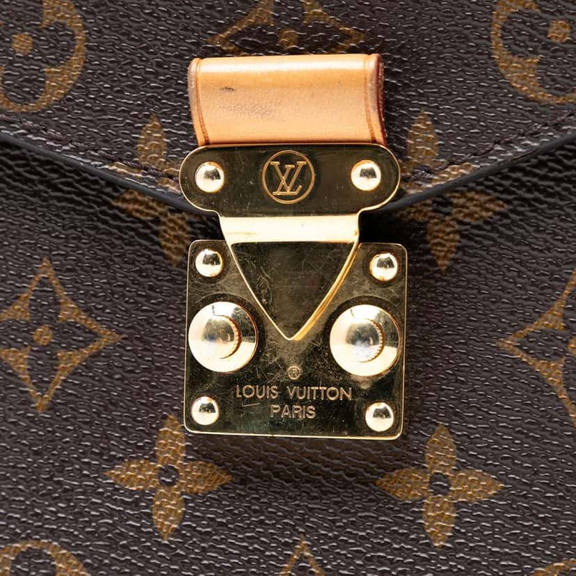 Louis Vuitton Monogram Pochette Metis Brown Good condition - Box View