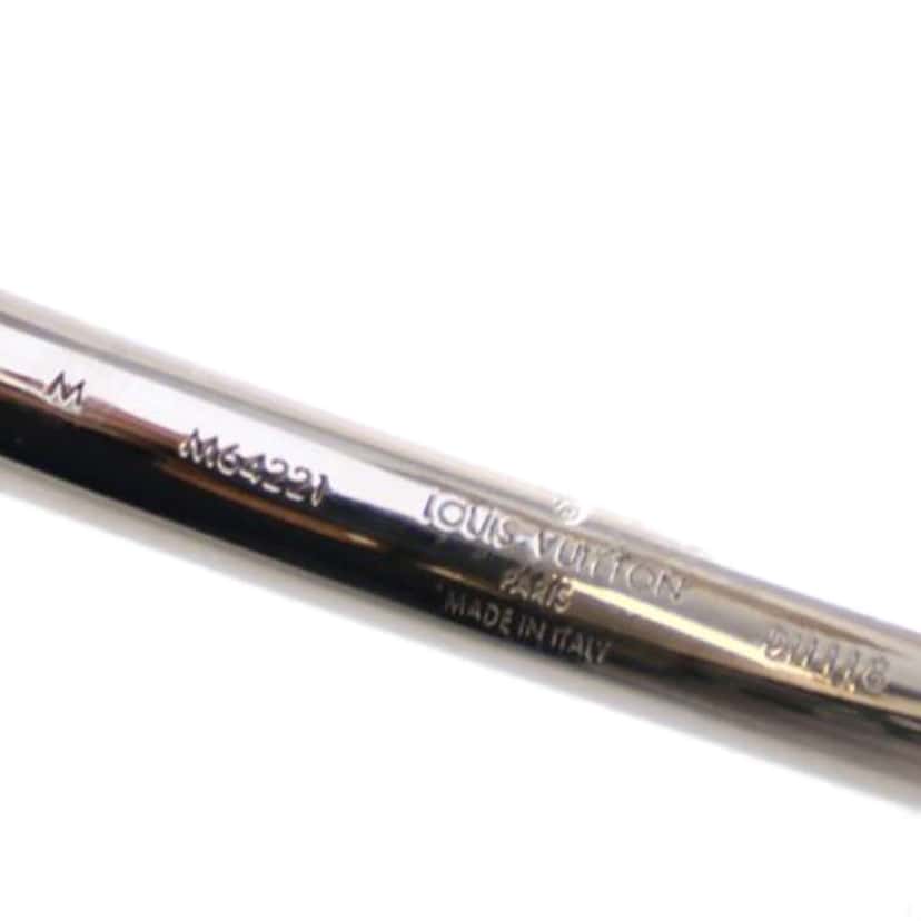 Louis Vuitton Silver Plated Monogram Eclipse Bracelet M Silver Metal Good condition - Inside View