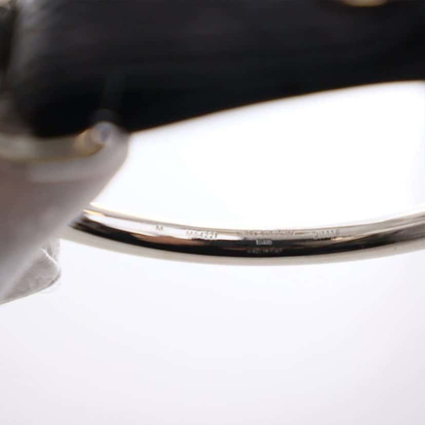 Louis Vuitton Silver Plated Monogram Eclipse Bracelet M Silver Metal Good condition - Box View