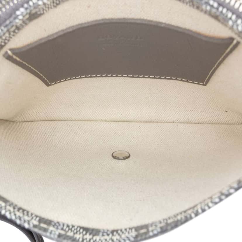 Goyard Goyardine Plumet Pocket Wallet Grey Canvas Good condition - Model View