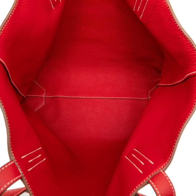 Hermès Clemence Double Sens 36 Red Leather Good condition - Model View