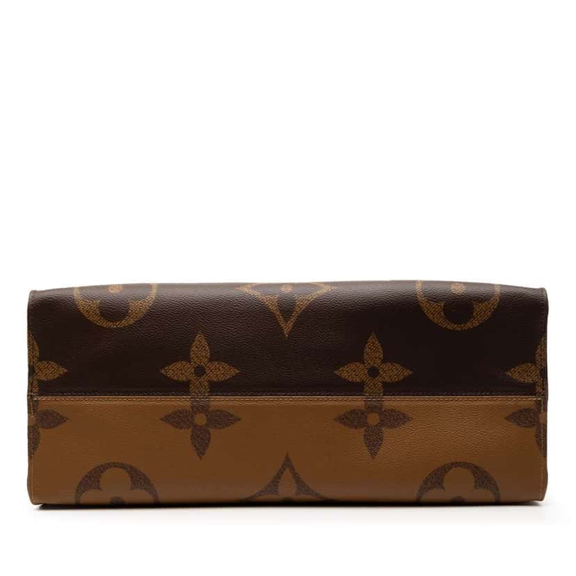 Louis Vuitton Monogram Reverse Giant OnTheGo GM Brown Good condition - Inside View