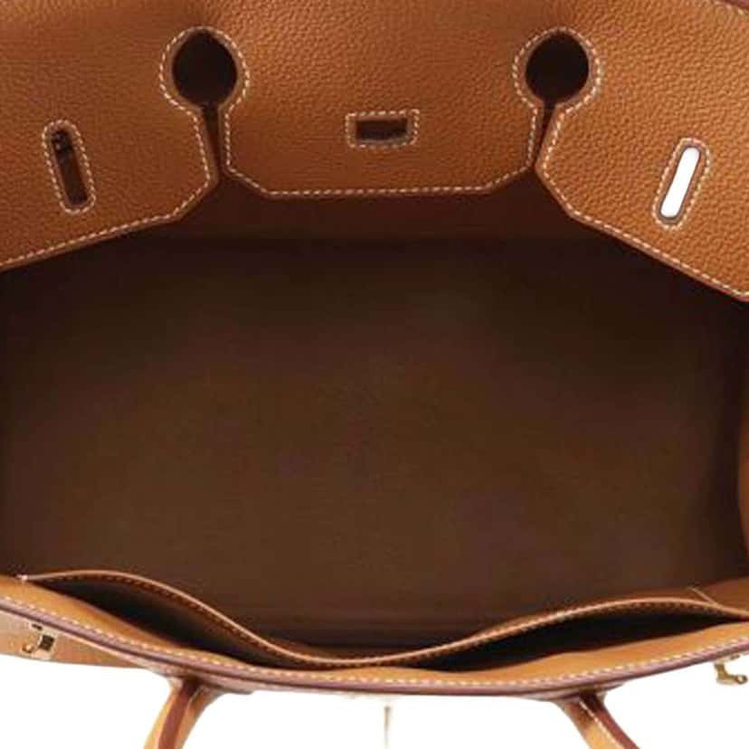 Hermès Togo Birkin Retourne 35 Brown Leather Good condition - Model View