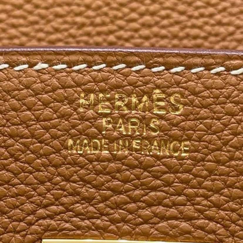 Hermès Togo Birkin Retourne 35 Brown Leather Good condition - Box View
