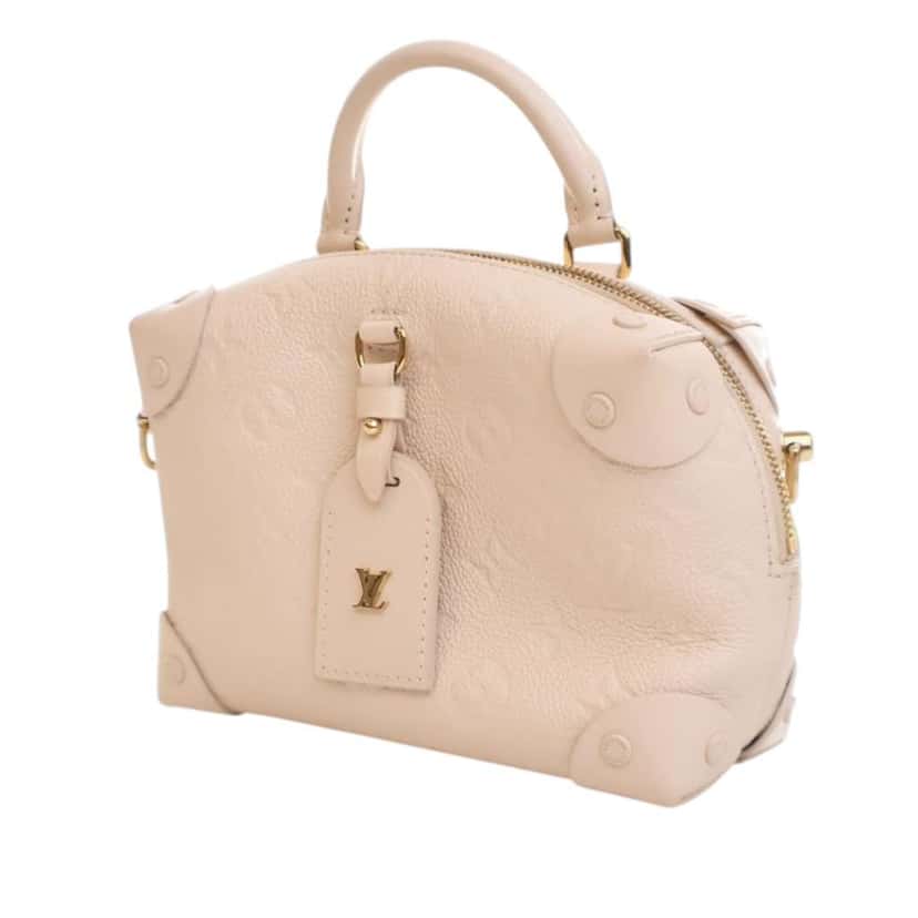 Louis Vuitton Monogram Empreinte Petite Malle Souple White Leather Good condition - Inside View