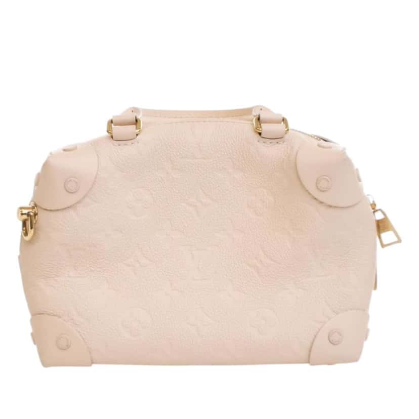 Louis Vuitton Monogram Empreinte Petite Malle Souple White Leather Good condition - Model View