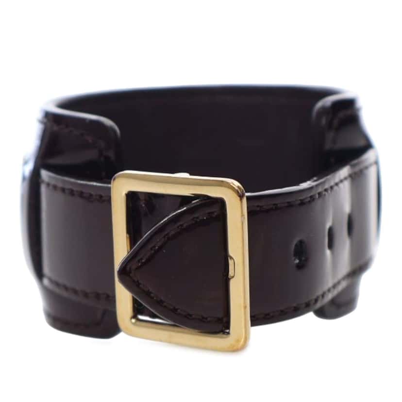 Louis Vuitton Vernis Sweet Monogram Infinity Bracelet Purple Leather Good condition - Inside View