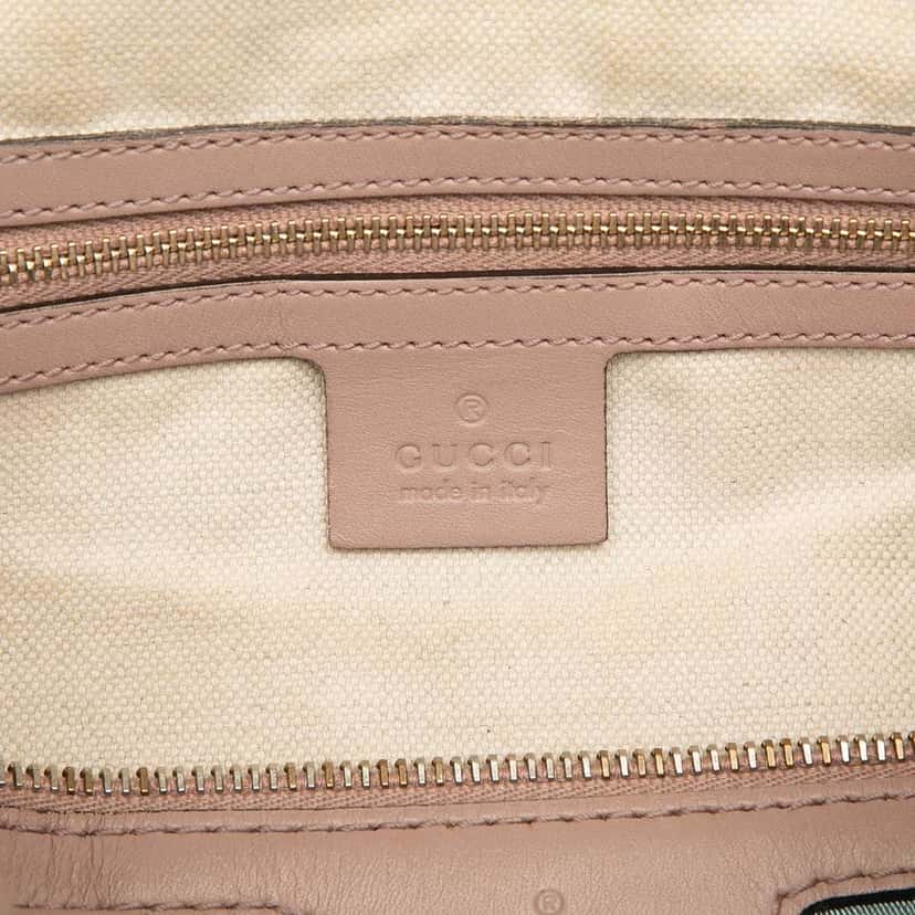 Gucci Medium GG Canvas Web Joy Boston Bag Brown Canvas Good condition - Box View