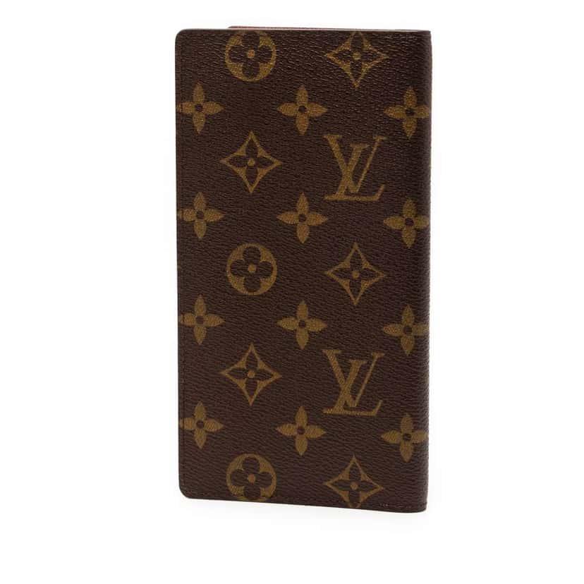 Louis Vuitton Monogram Porte Valeurs Cartes Credit Brown Good condition - Back View