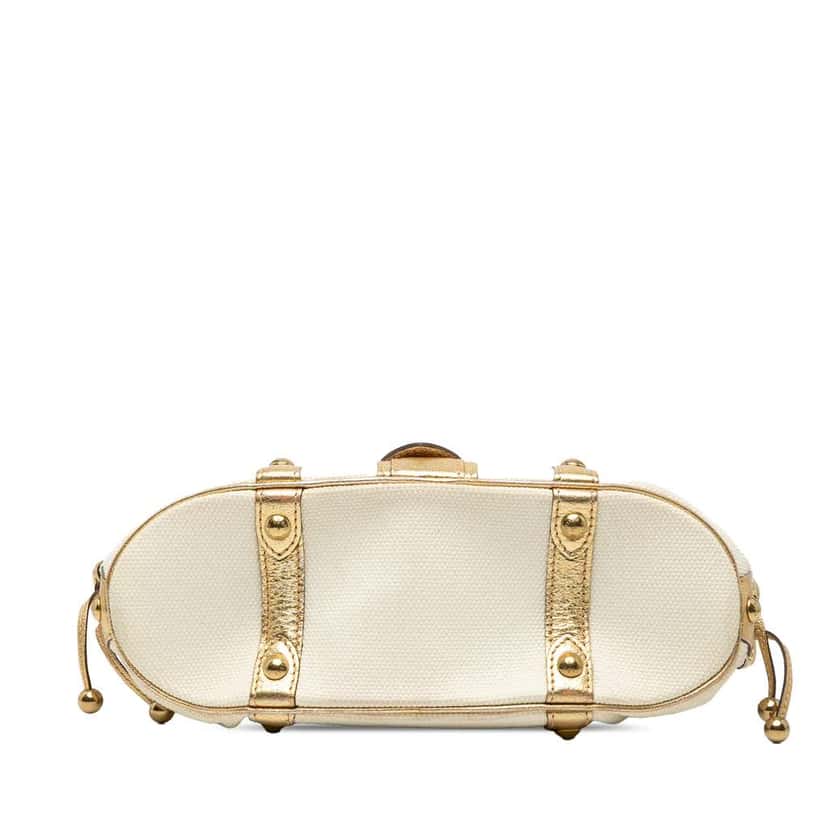 Louis Vuitton Canvas Theda Treanonne GM White Canvas Very good condition - Inside View