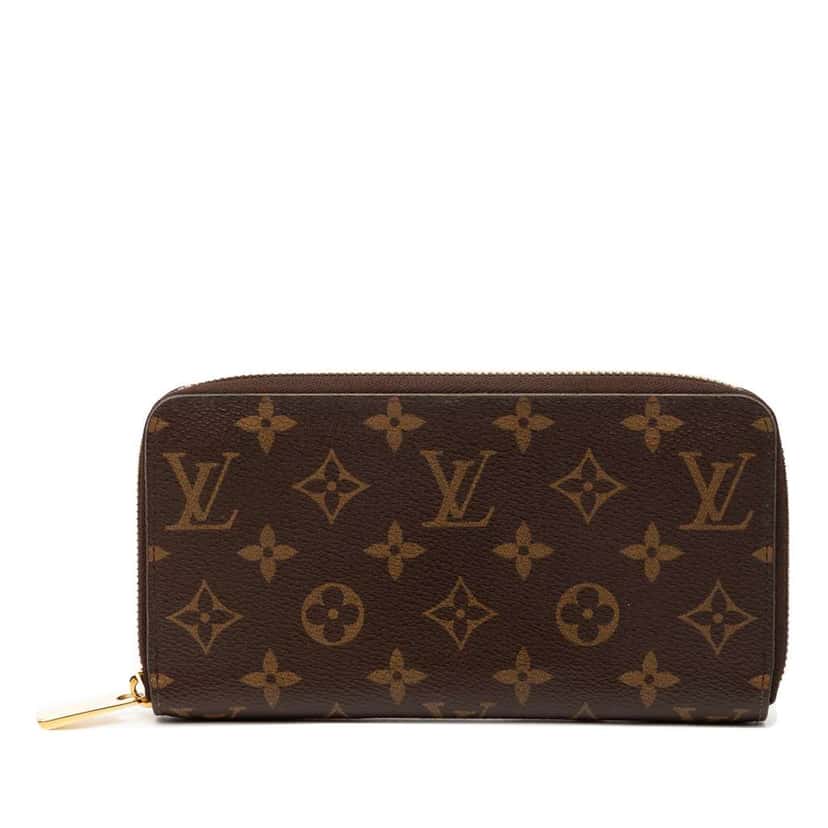 Louis Vuitton Monogram Zippy Long Wallet Brown Good condition - Front View