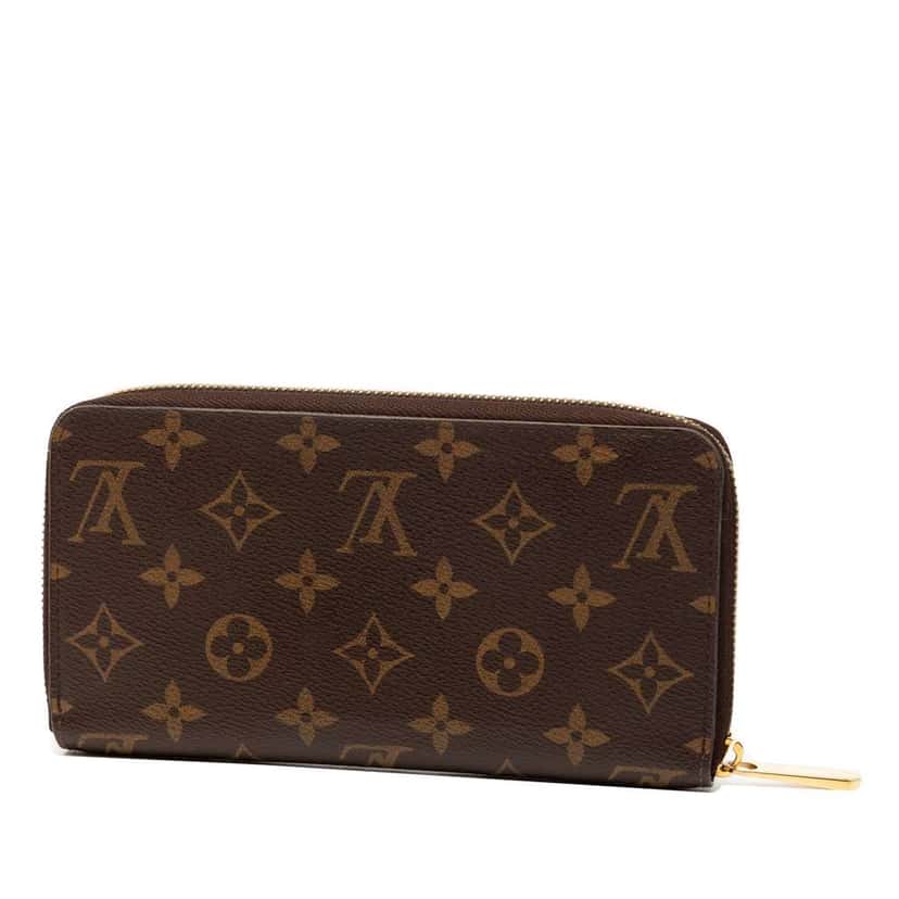 Louis Vuitton Monogram Zippy Long Wallet Brown Good condition - Back View