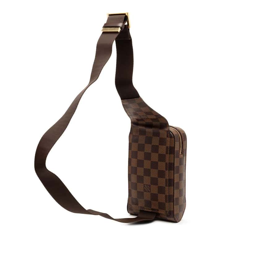 Louis Vuitton Damier Ebene Geronimos Brown Good condition - Back View