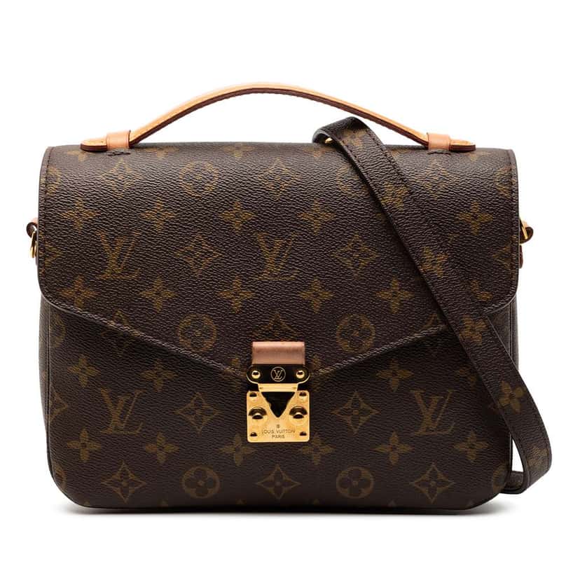 Louis Vuitton Monogram Pochette Metis Brown Good condition - Front View