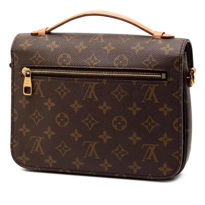 Louis Vuitton Monogram Pochette Metis Brown Good condition - Back View