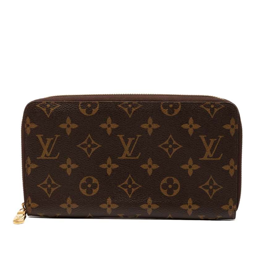 Louis Vuitton Monogram Zippy Organizer Wallet Brown Good condition - Front View
