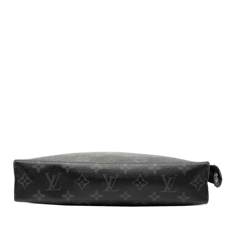 Louis Vuitton Monogram Eclipse Pochette Voyage MM Black Good condition - Inside View