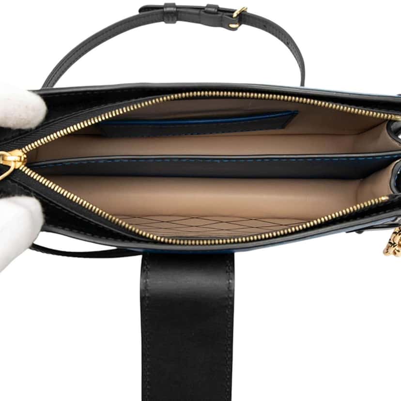 Louis Vuitton Epi Trunk Clutch Blue Leather Good condition - Model View