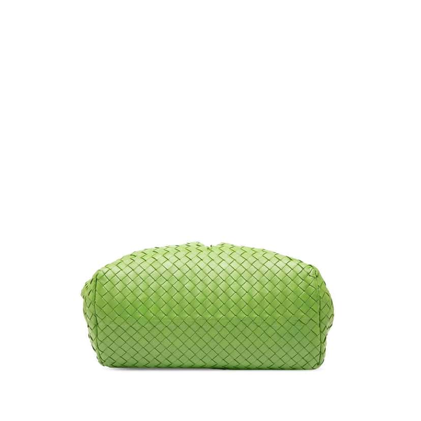Bottega Veneta Nappa Intrecciato Marquise Flower Tote Green Leather Very good condition - Inside View