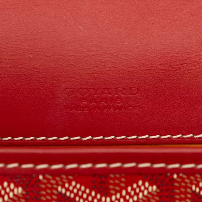 Goyard Goyardine Belvedere II PM Red Canvas Very good condition - Box View