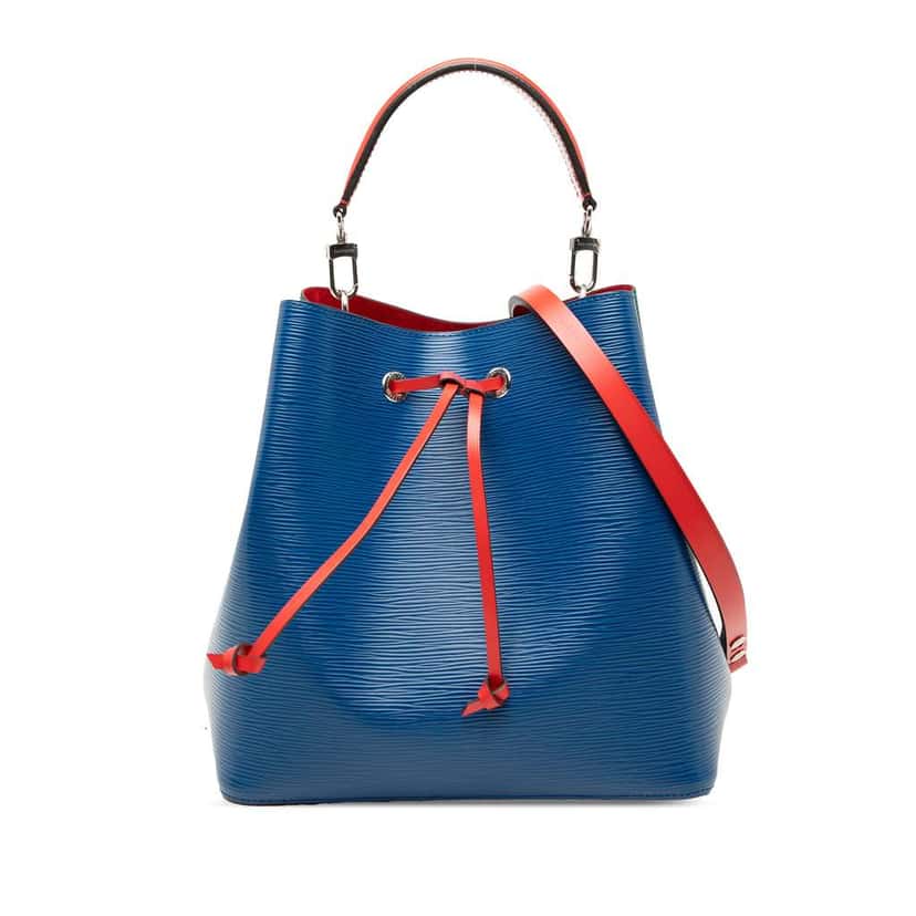 Louis Vuitton Epi NeoNoe MM Blue Leather Good condition - Front View