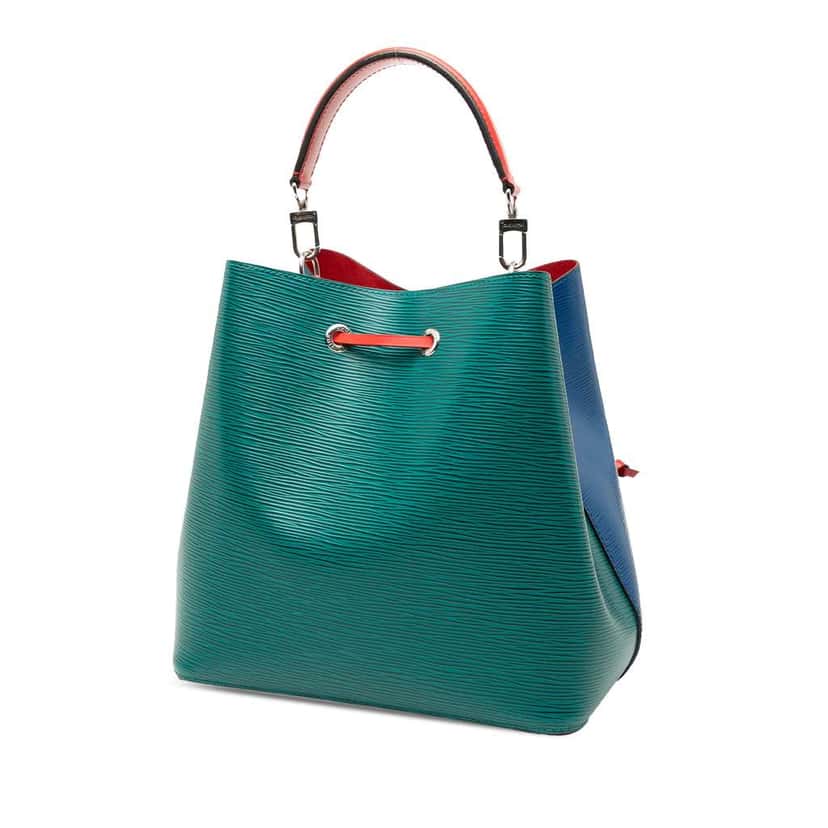 Louis Vuitton Epi NeoNoe MM Blue Leather Good condition - Back View