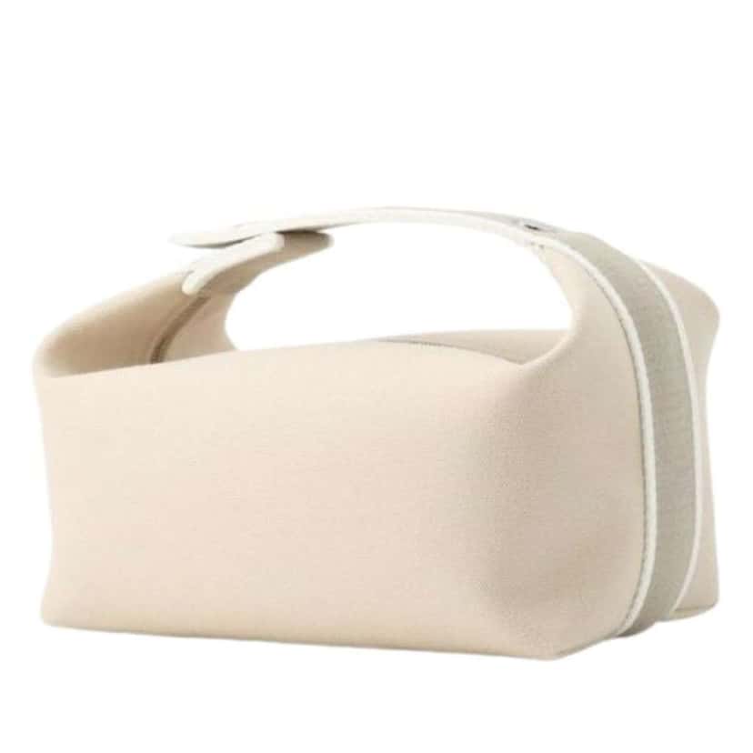 Hermès Small Toile Bride A Brac Case Brown Canvas Very good condition - Back View