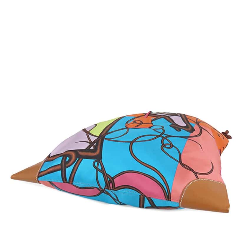 Hermès Silk and Barenia Coup de Fouet Silky City 38 Orange Silk Good condition - Inside View