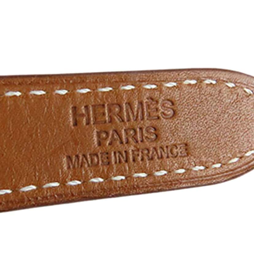 Hermès Silk and Barenia Coup de Fouet Silky City 38 Orange Silk Good condition - Box View