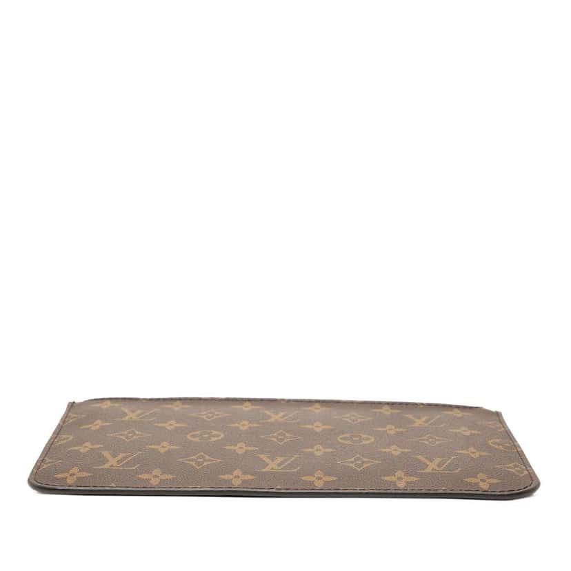 Louis Vuitton Monogram Neverfull Pouch Brown Good condition - Inside View