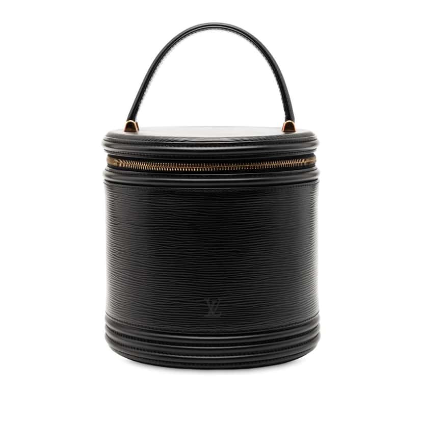 Louis Vuitton Epi Cannes Black Leather Fair condition - Front View
