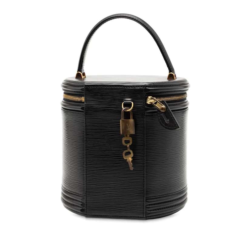 Louis Vuitton Epi Cannes Black Leather Fair condition - Back View