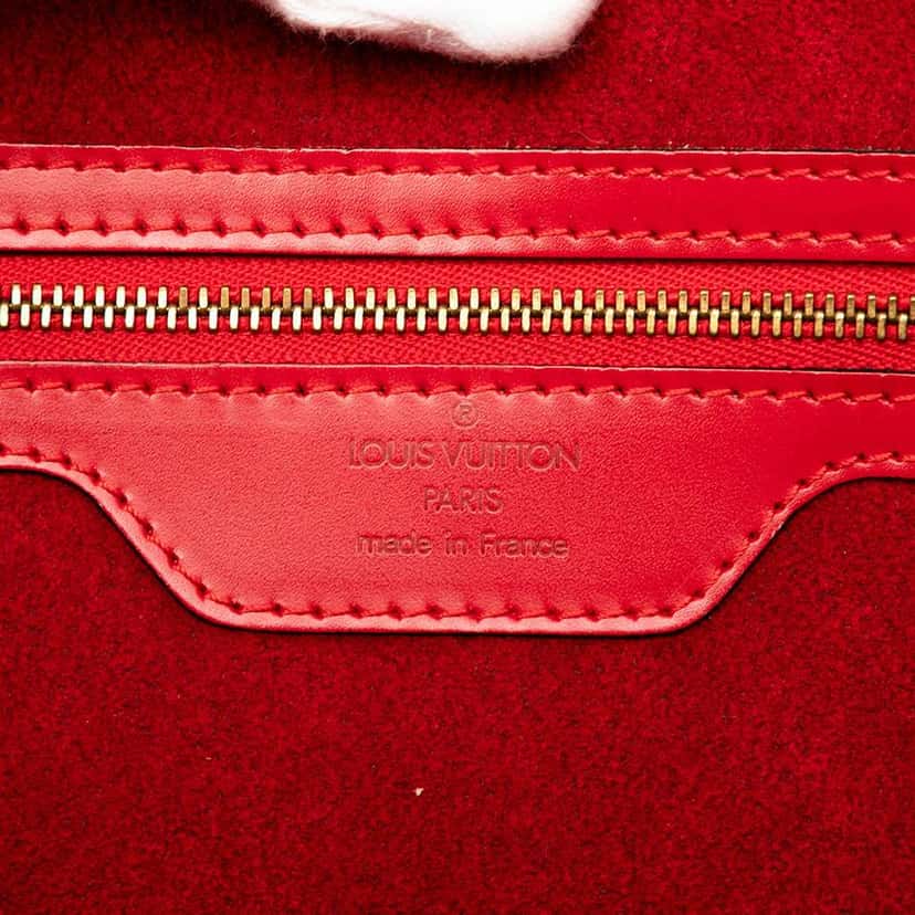 Louis Vuitton Epi Saint Jacques GM Long Strap Red Leather Good condition - Box View