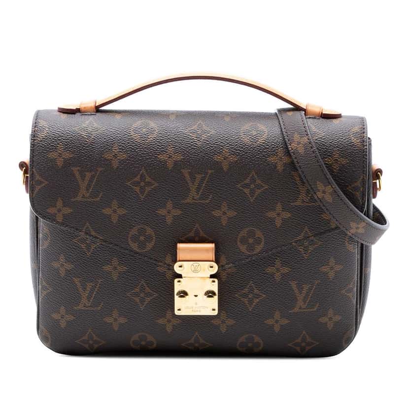 Louis Vuitton Monogram Pochette Metis Brown Good condition - Front View