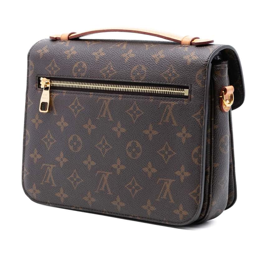 Louis Vuitton Monogram Pochette Metis Brown Good condition - Back View