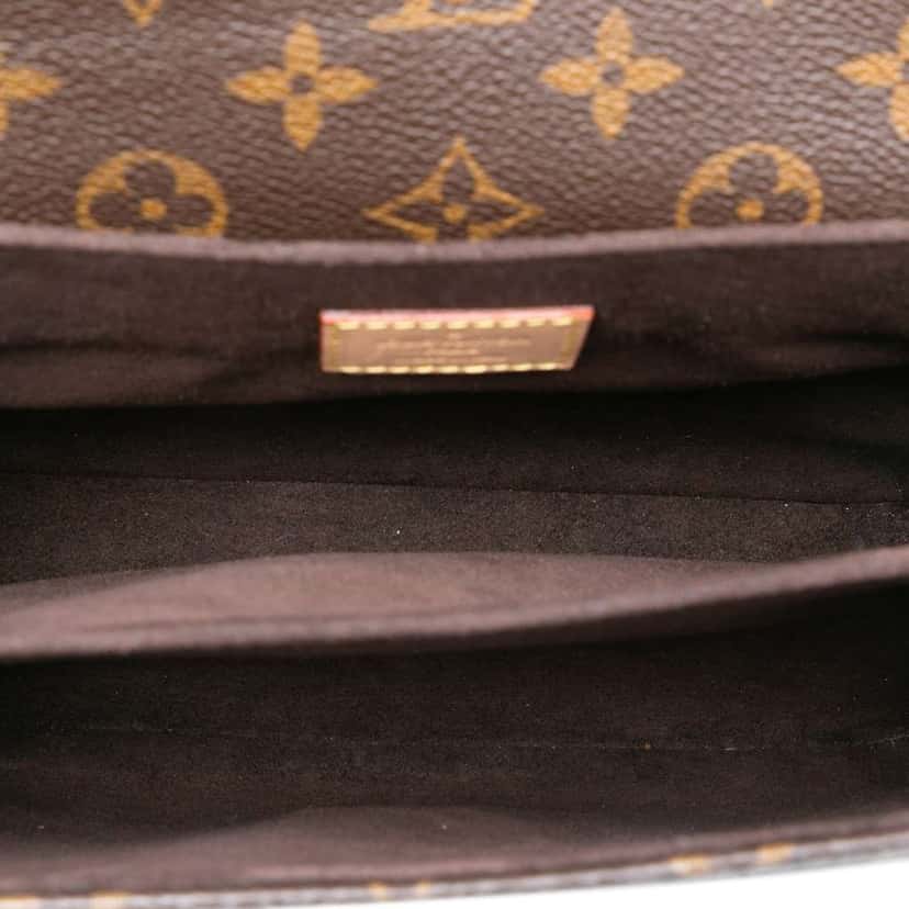 Louis Vuitton Monogram Pochette Metis Brown Good condition - Model View