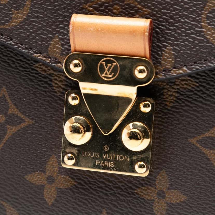 Louis Vuitton Monogram Pochette Metis Brown Good condition - Box View