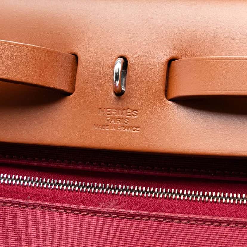 Hermès Toile Herbag Zip 31 Pink Canvas Good condition - Box View