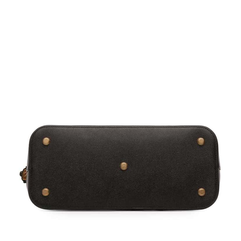 Balenciaga M Grained Calfskin Ville Top Handle Bag Black Leather Very good condition - Inside View