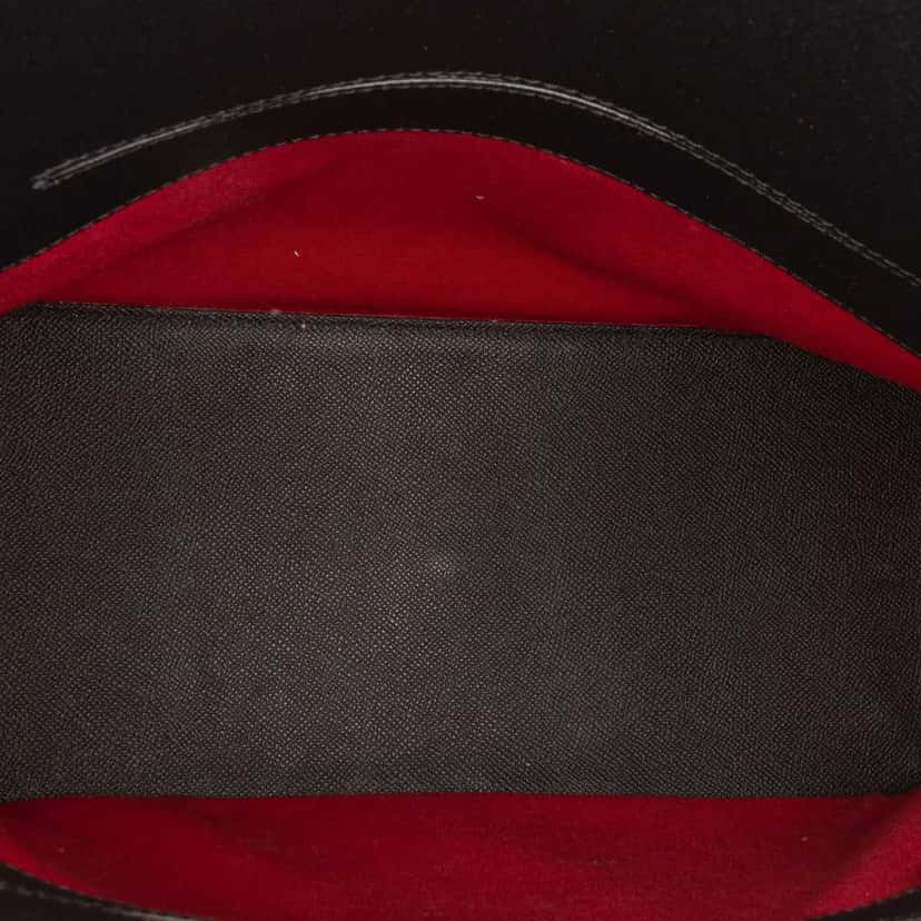 Balenciaga M Grained Calfskin Ville Top Handle Bag Black Leather Very good condition - Model View