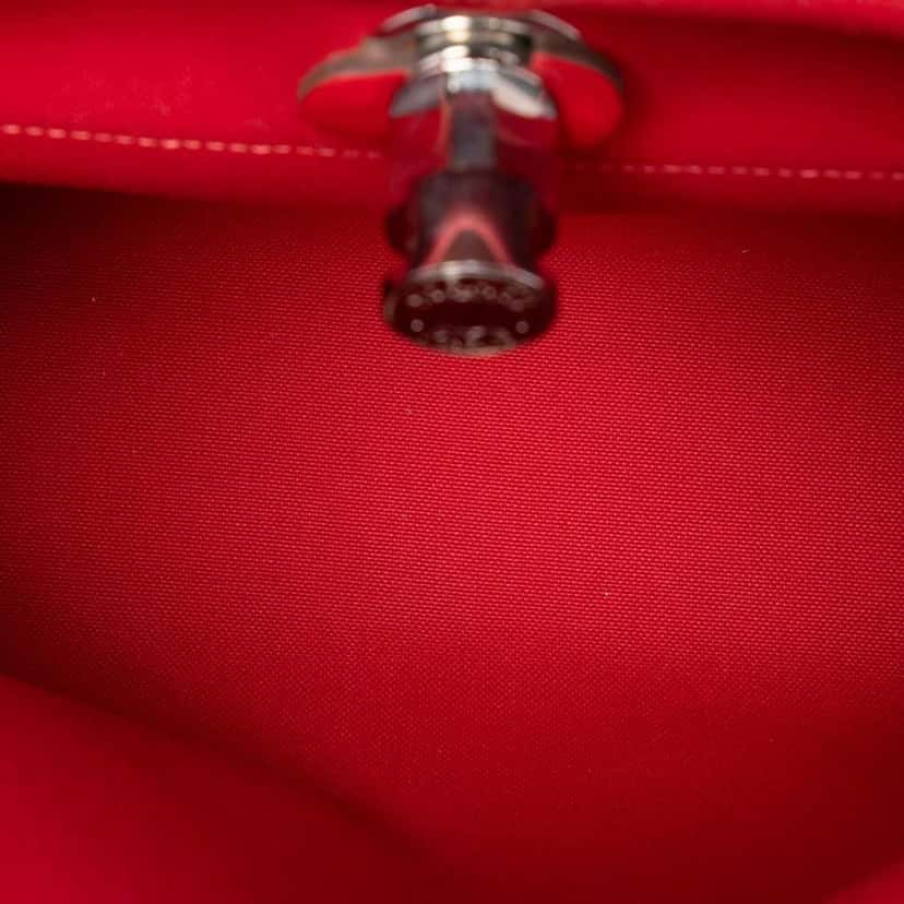 Hermès Toile Herbag Zip 31 Red Canvas Good condition - Model View