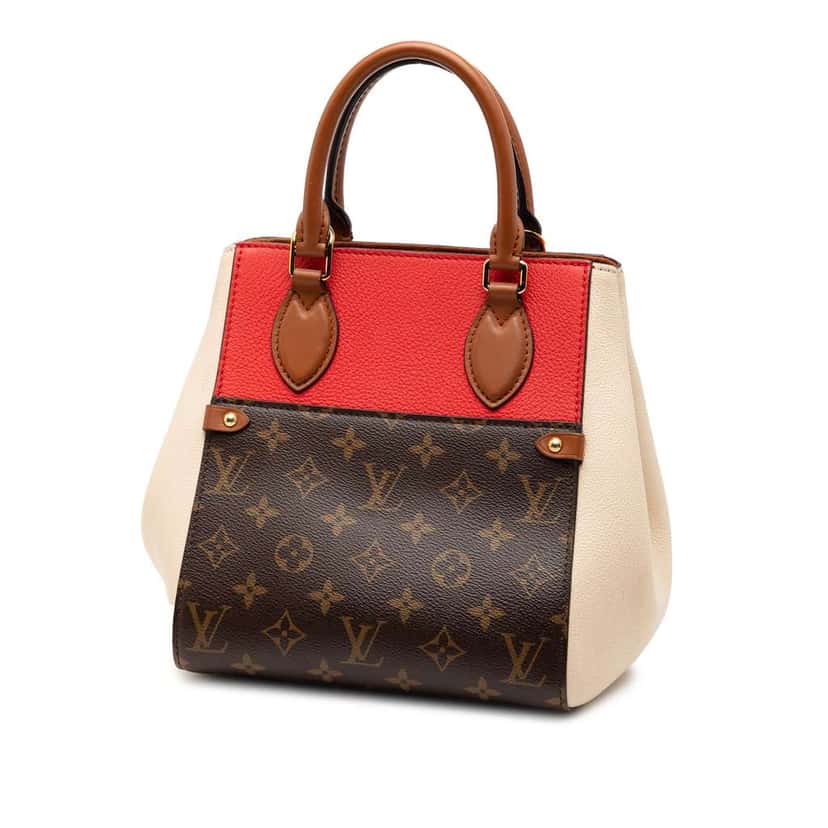 Louis Vuitton Monogram Fold Tote PM Brown Very good condition - Back View